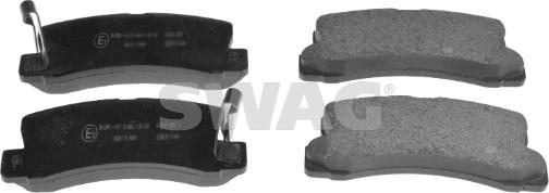 Swag 81 91 6743 - Brake Pad Set, disc brake autospares.lv