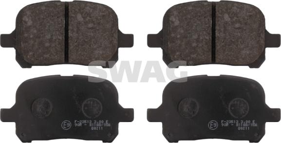 Swag 81 91 6724 - Brake Pad Set, disc brake autospares.lv