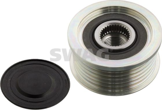 Swag 88 10 1717 - Pulley, alternator, freewheel clutch autospares.lv