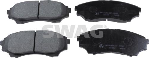 Swag 83 91 6739 - Brake Pad Set, disc brake autospares.lv