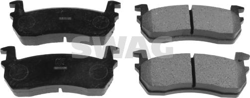 Swag 82 91 6261 - Brake Pad Set, disc brake autospares.lv