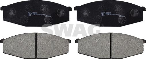 Swag 82 91 6263 - Brake Pad Set, disc brake autospares.lv