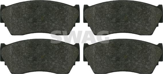 Swag 82 91 6204 - Brake Pad Set, disc brake autospares.lv