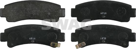 Swag 82 91 6270 - Brake Pad Set, disc brake autospares.lv