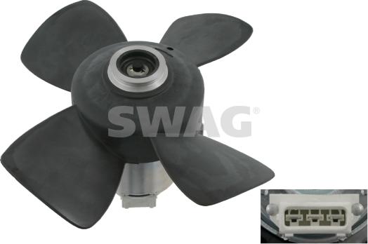 Swag 30 90 6995 - Fan, radiator autospares.lv