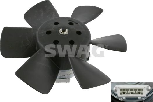 Swag 30 90 6989 - Fan, radiator autospares.lv