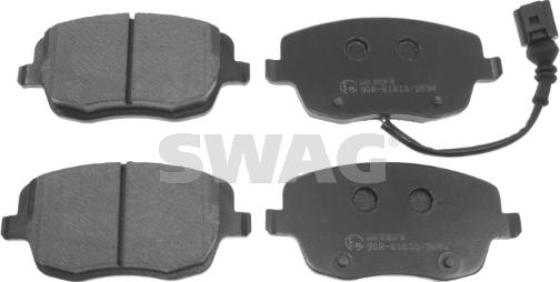 Swag 30 91 6998 - Brake Pad Set, disc brake autospares.lv