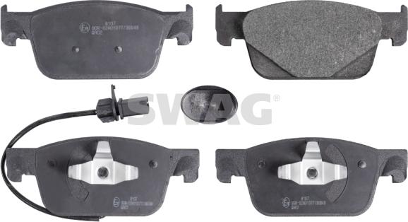 Swag 30 91 6962 - Brake Pad Set, disc brake autospares.lv