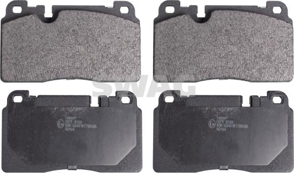 Swag 30 91 6939 - Brake Pad Set, disc brake autospares.lv