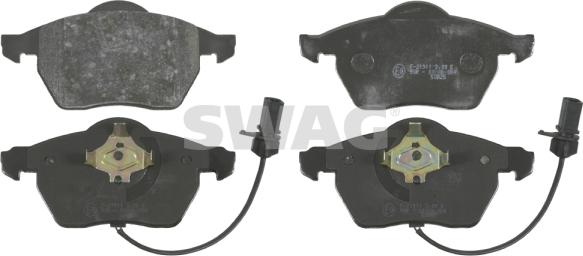 Swag 30 91 6448 - Brake Pad Set, disc brake autospares.lv