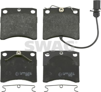 Swag 30 91 6463 - Brake Pad Set, disc brake autospares.lv