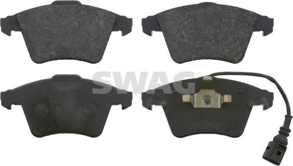 Swag 30 91 6462 - Brake Pad Set, disc brake autospares.lv