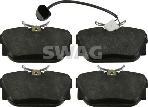 Swag 30 91 6412 - Brake Pad Set, disc brake autospares.lv