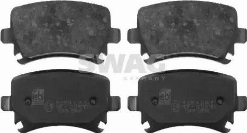 Swag 30 91 6476 - Brake Pad Set, disc brake autospares.lv