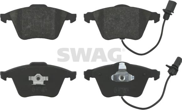 Swag 30 91 6584 - Brake Pad Set, disc brake autospares.lv