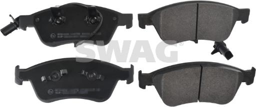 Swag 30 91 6526 - Brake Pad Set, disc brake autospares.lv