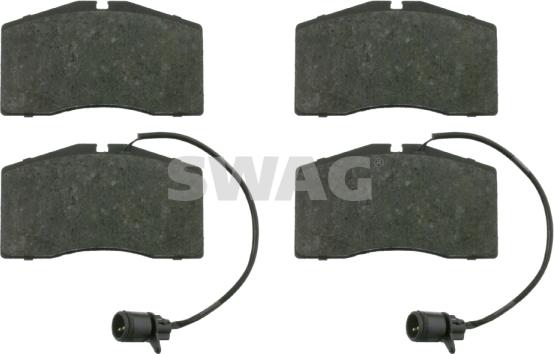 Swag 30 91 6528 - Brake Pad Set, disc brake autospares.lv