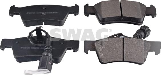 Swag 30 91 6669 - Brake Pad Set, disc brake autospares.lv