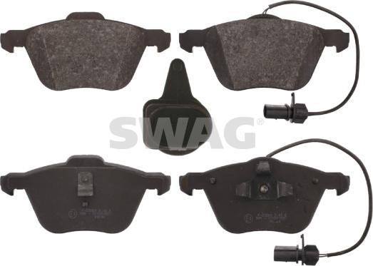 Swag 30 91 6629 - Brake Pad Set, disc brake autospares.lv