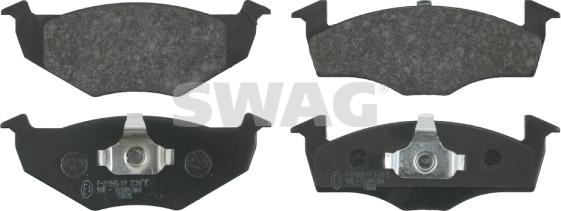 Swag 30 91 6044 - Brake Pad Set, disc brake autospares.lv