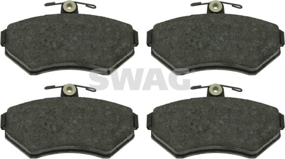 Swag 30 91 6046 - Brake Pad Set, disc brake autospares.lv