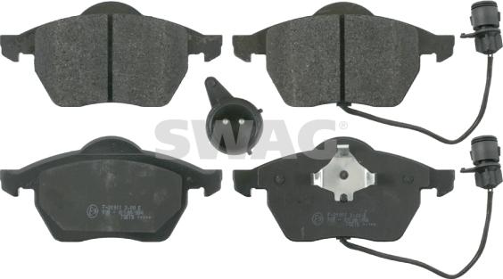 Swag 30 91 6058 - Brake Pad Set, disc brake autospares.lv