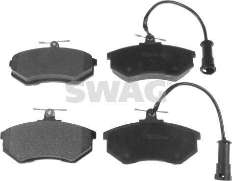 Swag 30 91 6066 - Brake Pad Set, disc brake autospares.lv