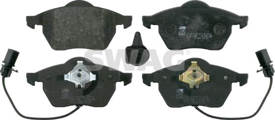 Swag 30 91 6060 - Brake Pad Set, disc brake autospares.lv