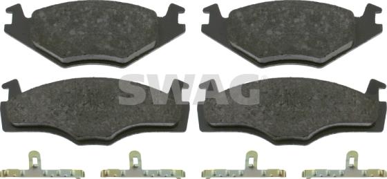 Swag 30 91 6005 - Brake Pad Set, disc brake autospares.lv