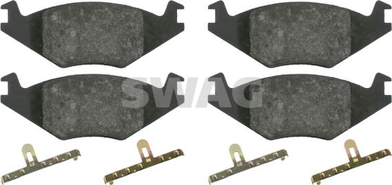 Swag 30 91 6011 - Brake Pad Set, disc brake autospares.lv