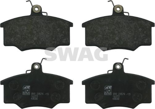 Swag 30 91 6070 - Brake Pad Set, disc brake autospares.lv