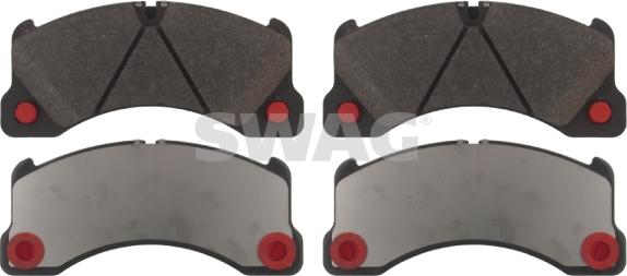 Swag 30 91 6837 - Brake Pad Set, disc brake autospares.lv