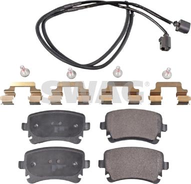 Swag 30 91 6826 - Brake Pad Set, disc brake autospares.lv