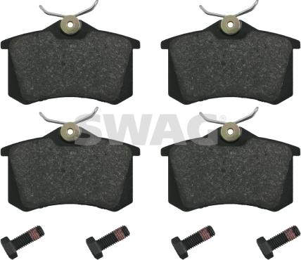 Swag 30 91 6346 - Brake Pad Set, disc brake autospares.lv