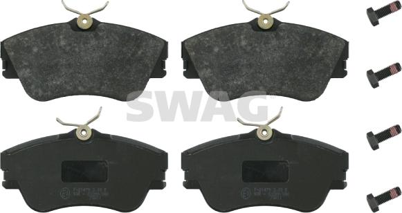 Swag 30 91 6304 - Brake Pad Set, disc brake autospares.lv