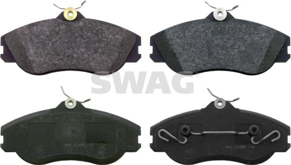Swag 30 91 6310 - Brake Pad Set, disc brake autospares.lv