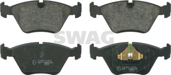 Swag 30 91 6312 - Brake Pad Set, disc brake autospares.lv