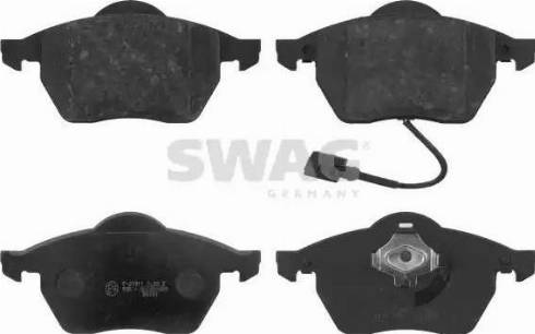 Swag 30 91 6334 - Brake Pad Set, disc brake autospares.lv