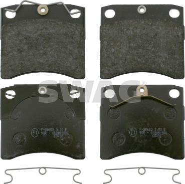 Swag 30 91 6200 - Brake Pad Set, disc brake autospares.lv