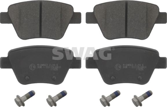 Swag 30 91 6797 - Brake Pad Set, disc brake autospares.lv