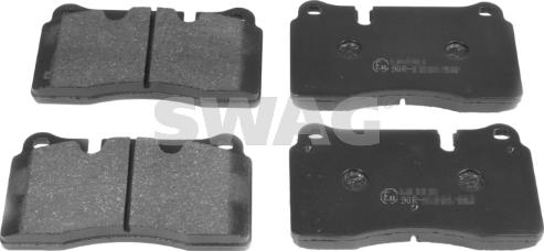 Swag 30 91 6734 - Brake Pad Set, disc brake autospares.lv