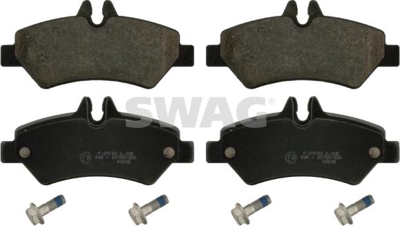 Swag 30 91 6735 - Brake Pad Set, disc brake autospares.lv