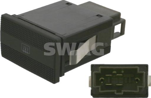 Swag 30 91 8080 - Switch, rear window heating autospares.lv