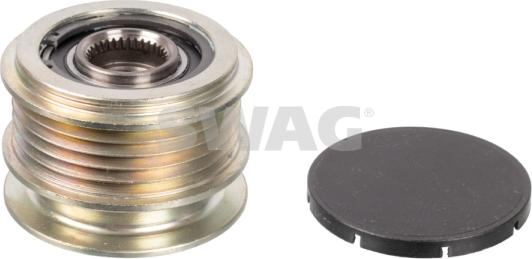 Swag 30 14 0004 - Pulley, alternator, freewheel clutch autospares.lv