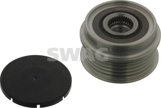 Swag 30 14 0006 - Pulley, alternator, freewheel clutch autospares.lv