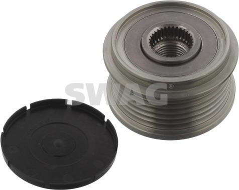 Swag 30 14 0003 - Pulley, alternator, freewheel clutch autospares.lv