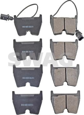 Swag 30 11 6044 - Brake Pad Set, disc brake autospares.lv