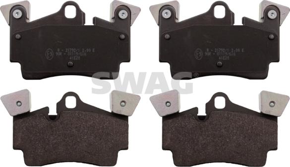 Swag 30 11 6020 - Brake Pad Set, disc brake autospares.lv