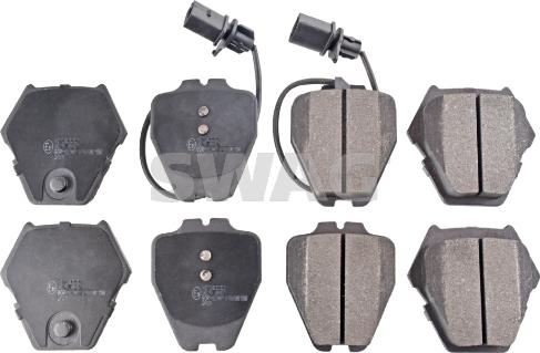 Swag 30 11 6218 - Brake Pad Set, disc brake autospares.lv