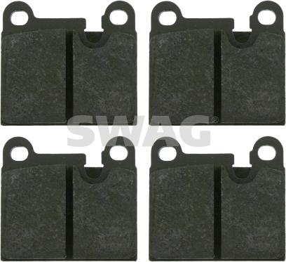 Swag 38 91 6515 - Brake Pad Set, disc brake autospares.lv